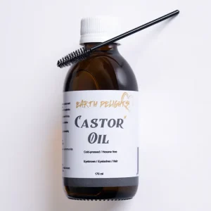 castor oil has many uses, such as using it in body oil, scrub, shampoo, body wash and lotions