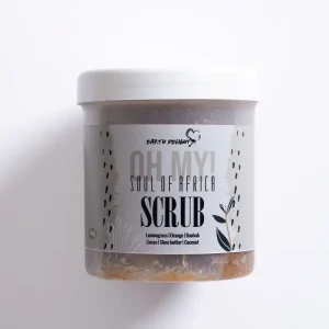 Oh My Soul of Africa Scrub, a luxurious spa-like experience in the comfort of your own home