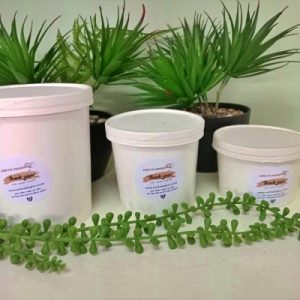 Eco friendly kraft packaging tubs