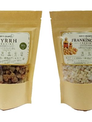 Front view of our frankincense and myrrh combo