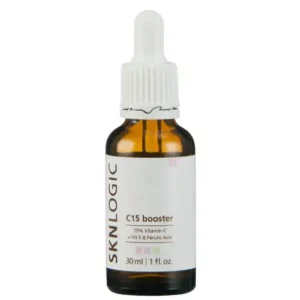 Picture of our vitamin skin booster containing 15% pure vitamin C.